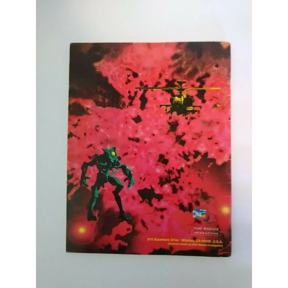 Area 51 Arcade MANUAL Original 1996 Installation Instructions Video Game